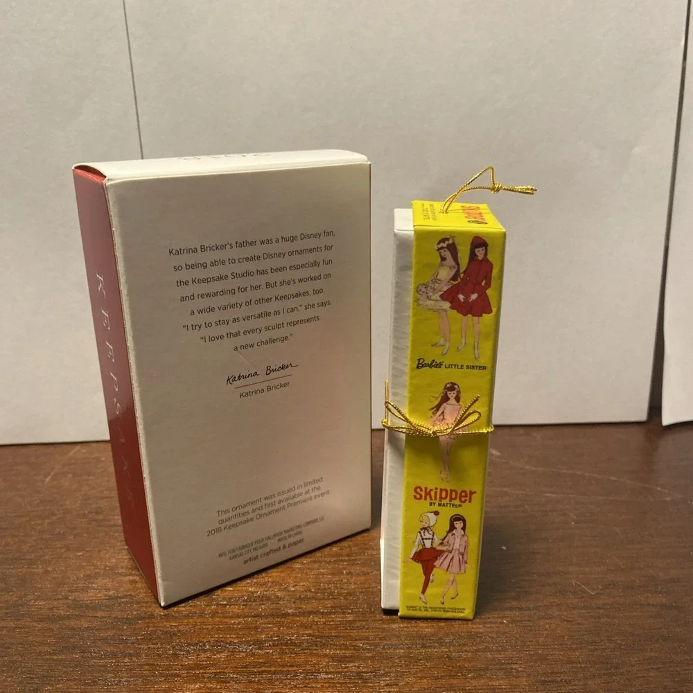 2018 Limited Edition Hallmark‎ Keepsake SKIPPER Barbie Christmas Ornament